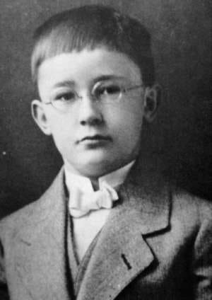 Childhood Photo of Nazi War Criminal and SS reichsführer Heinrich Himmler , Dated Somewhere between 1900-1915.