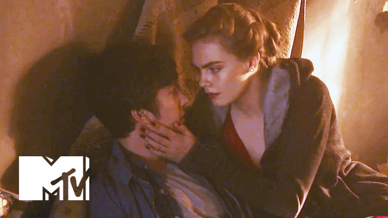 Nat Wolff Made Cara Delevingne A Mixtape On The Set Of ‘Paper Towns’ | MTV News