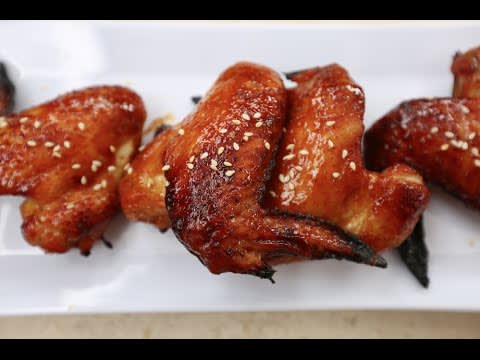 Best Hoisin Sriracha Wings | SAM THE COOKING GUY