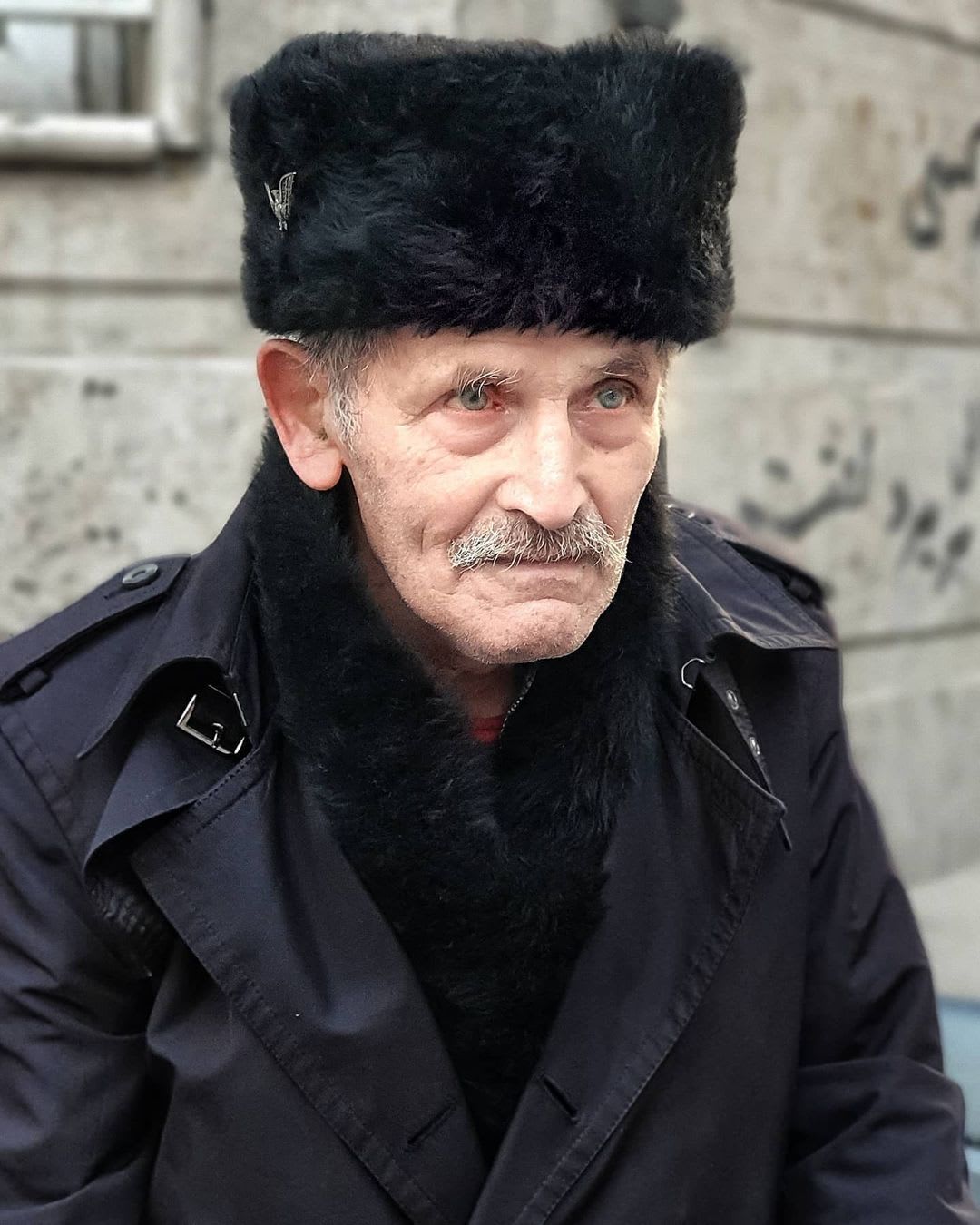 A good looking old man in alleys of Tehran, Iran [OS]