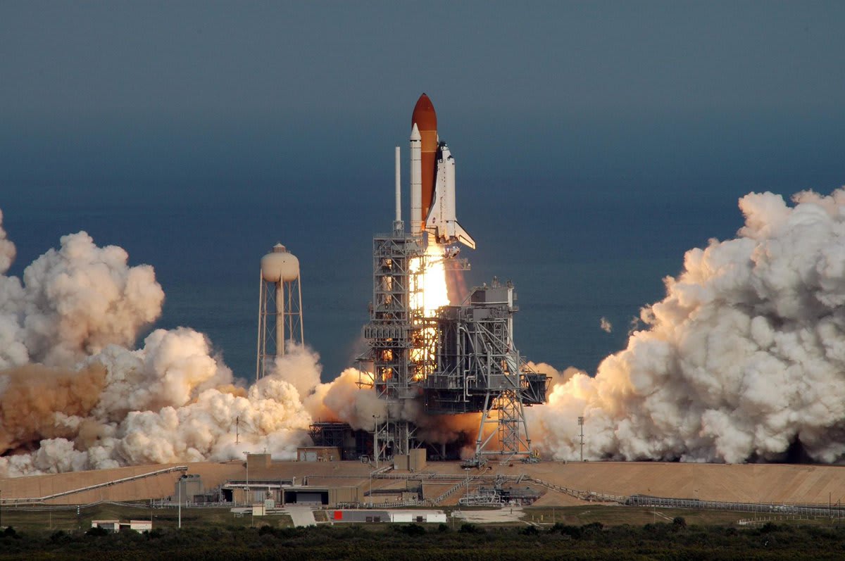 OTD 7 February 2008, launch of STS-122 Atlantis to @Space_Station w/#ESA's Columbus laboratory on board
