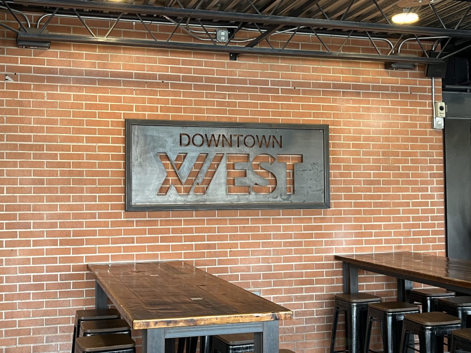 The brewery is named 12 west and used the Roman numeral in the name