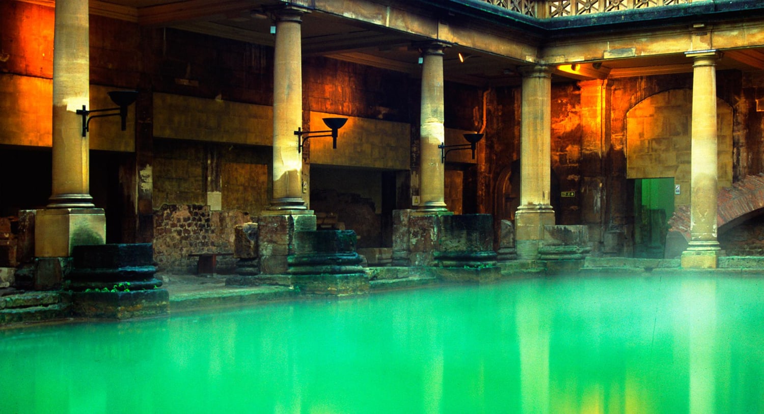 Vapours (Roman baths, Bath, England - Canon EOS33, Fuji Velvia 50)