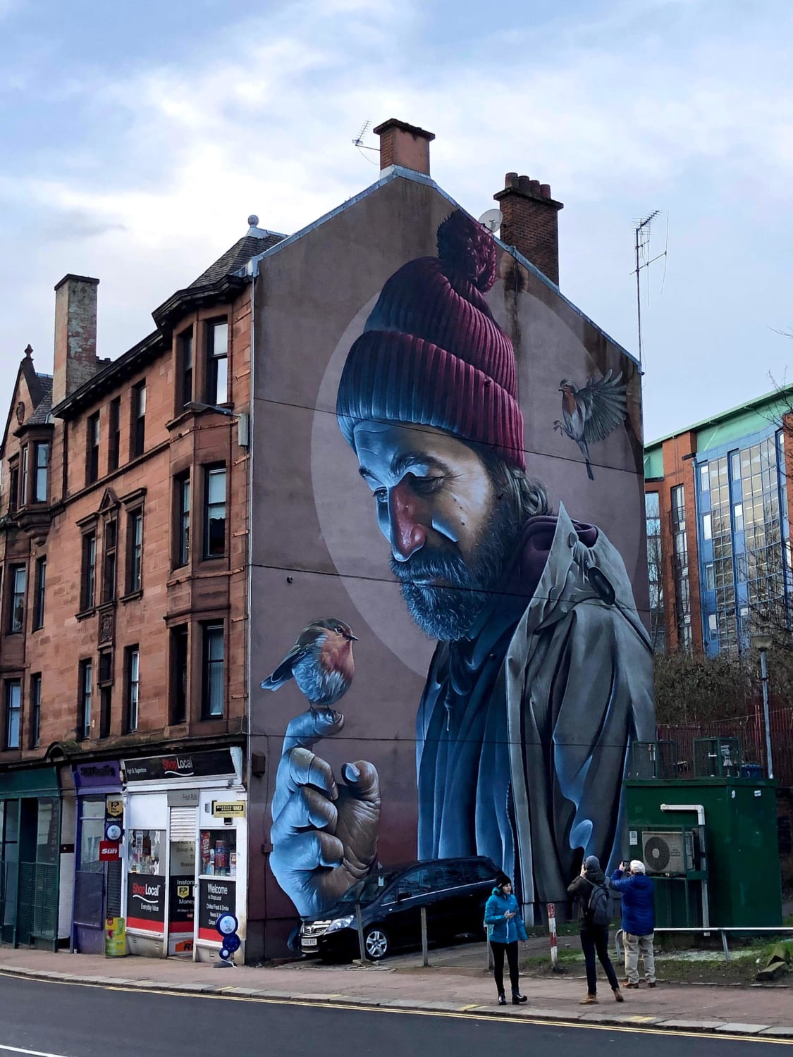 Beautiful graffiti in Glasgow 🏴󠁧󠁢󠁳󠁣󠁴󠁿