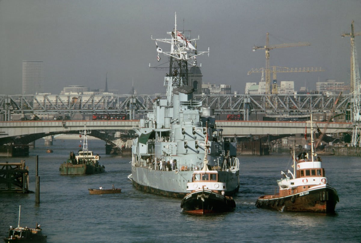 Today marks the anniversary of HMS Belfast's StPatricksDay launch. Discover the story of her service through to her life as a museum ship and London landmark: