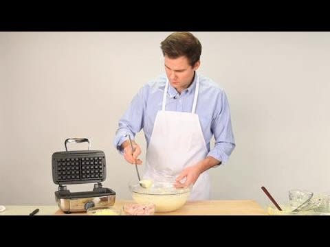Ham and Cheese Waffles with Food Editor Hunter Lewis