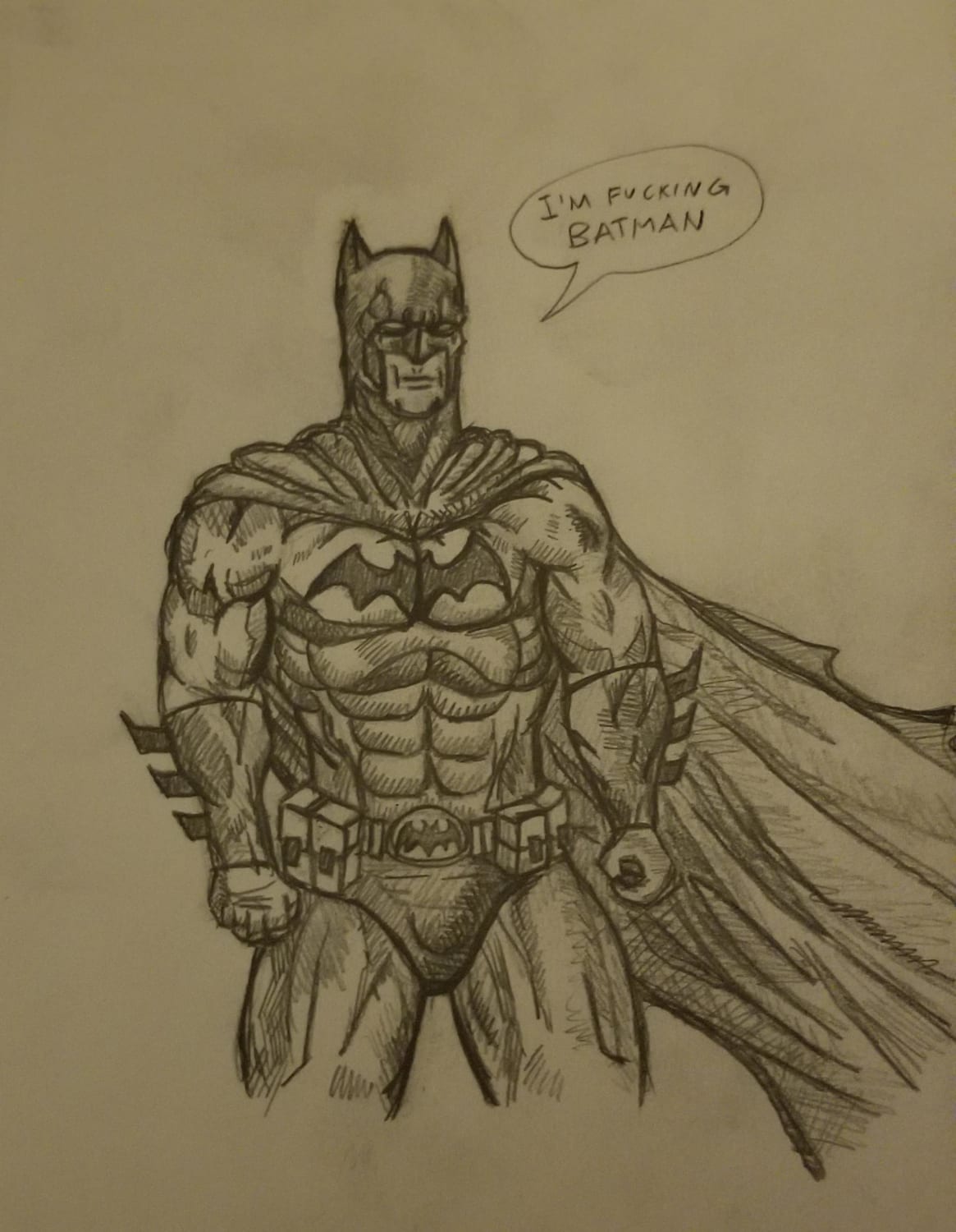 Batman Sketch (Arkham City Inspo)