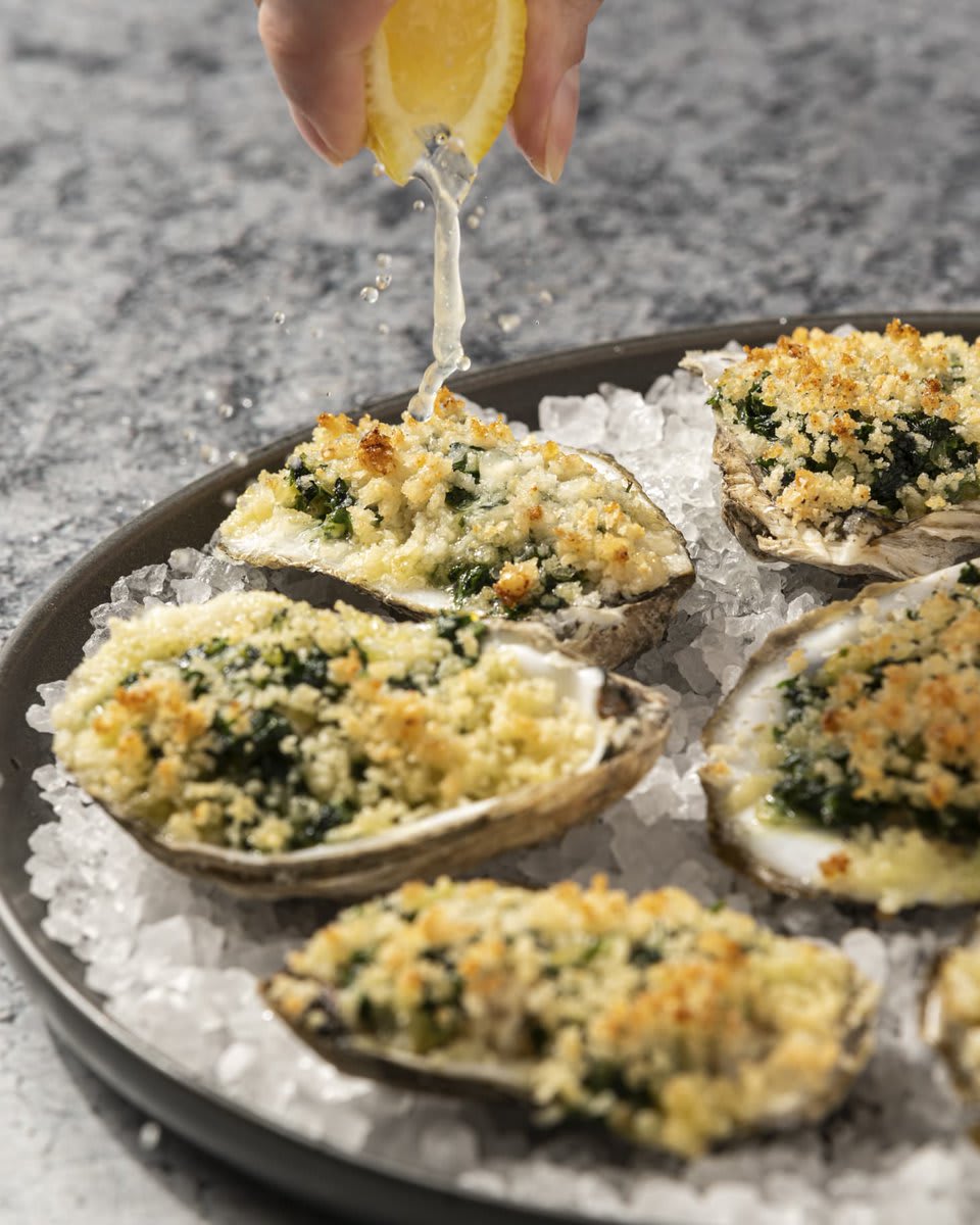 How to make Oysters Rockefeller at home. They especially pair perfectly with a glass of bubbly: