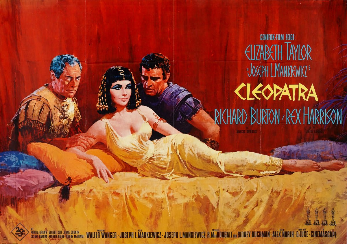 CLEOPATRA - Released in the UK this day in 1963 - Art by Howard Terpning - The story behind the art -