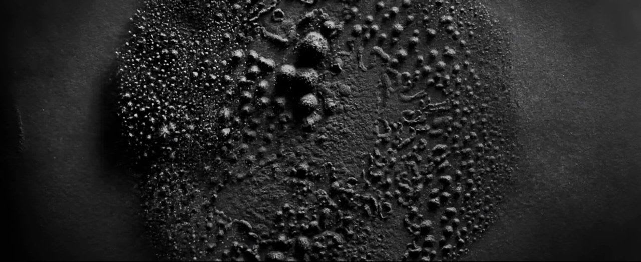 Cymatics: Stunning Macro Footage of Lycopodium Powder on a Stereo Speaker