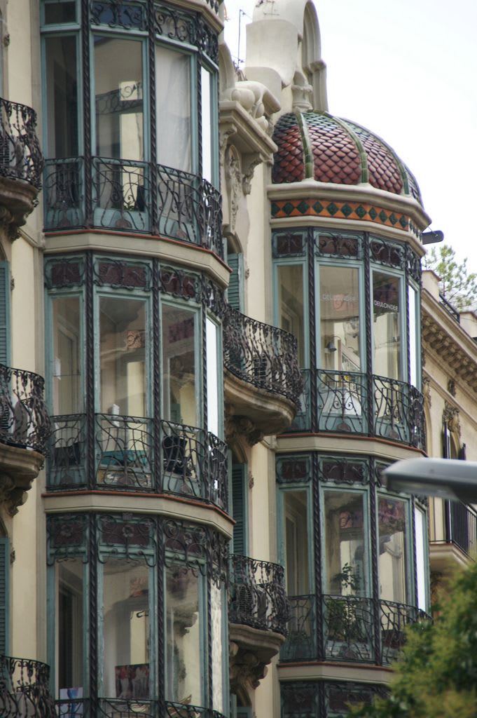 Barcelona - Carrer de Muntaner | Architecture, Art nouveau architecture, Architecture design