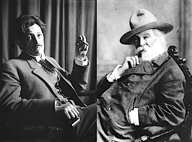 Conversations with Walt Whitman (1895) — a short pamphlet of conversations between Walt Whitman (in his last years) and the art critic and poet Sadakichi Hartmann. Read it here: