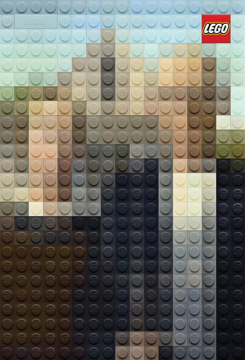 Squint and you can’t miss it. Do you see the iconic painting depicted in this @LEGO_Group homage?