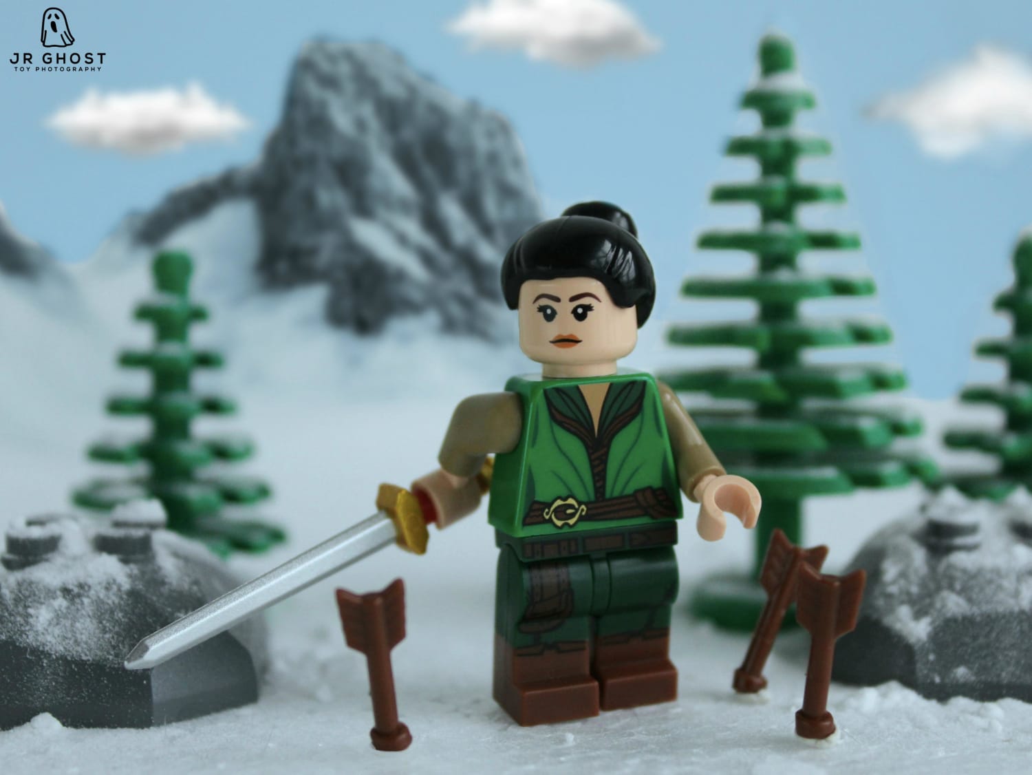 Couldn't find a LEGO Mulan minifigure so I made my own