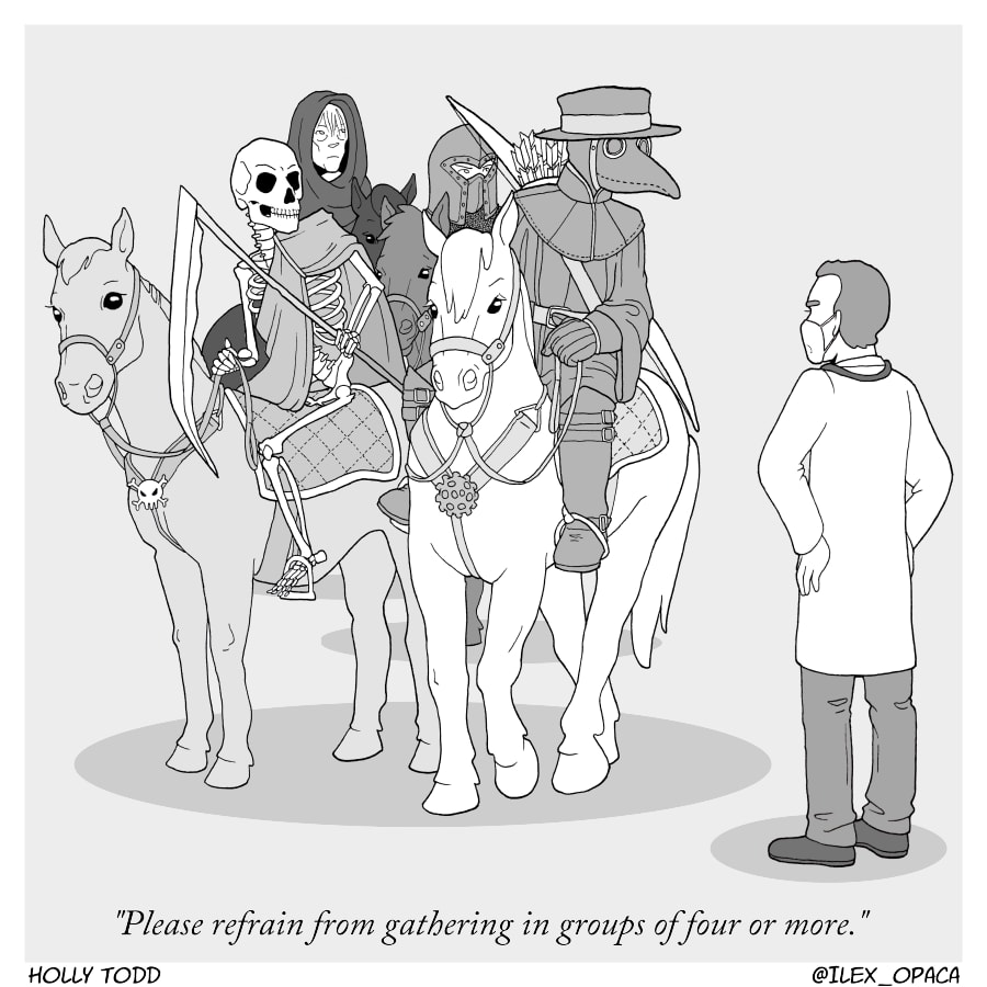The New Yorker just rejected this cartoon I drew 7 months ago but unfortunately it's still relevant.