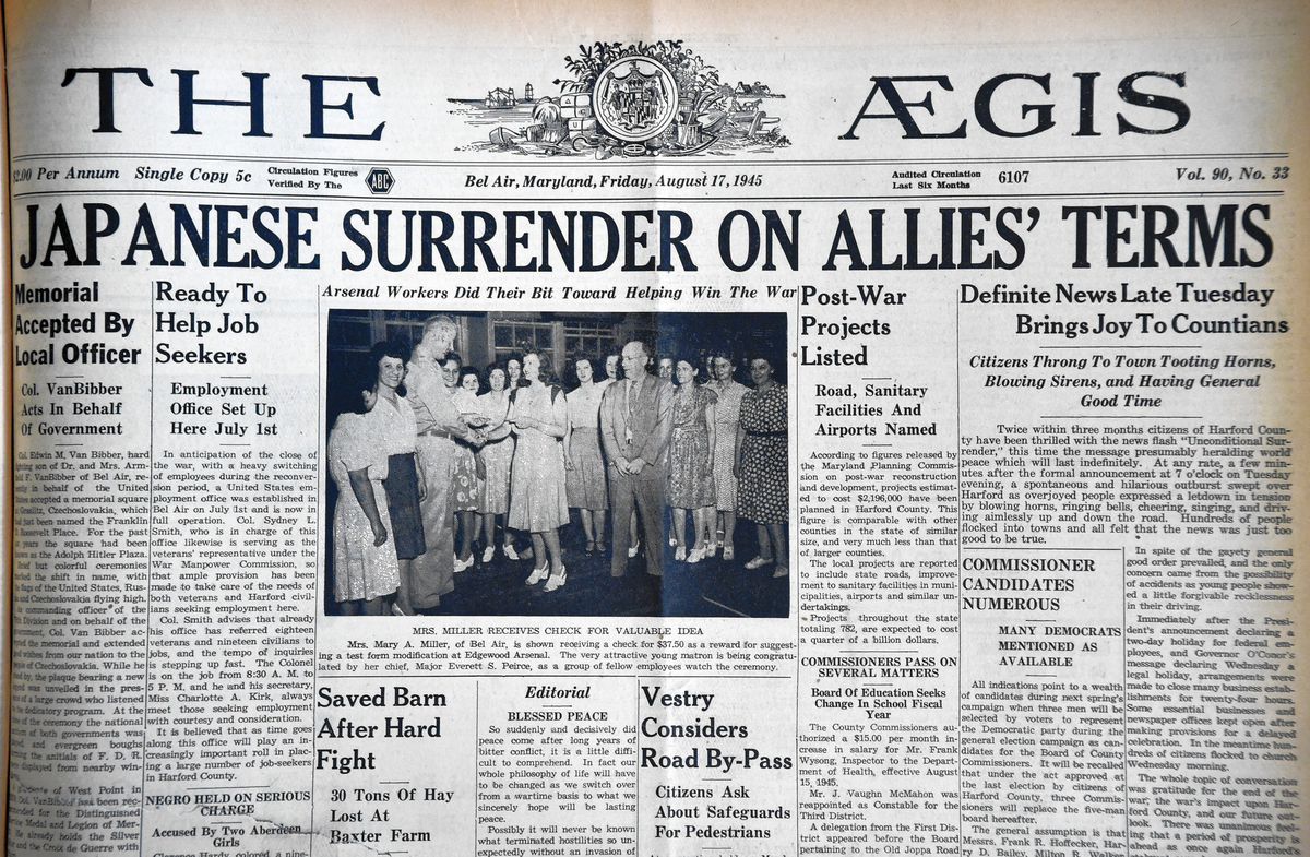 OtD 14 Aug 1945 WWII officially ended as Japan surrendered. Despite slogans of peace, freedom and democracy, the US kept Japanese officials in charge of Korea, Britain backed the far-right in Greece and Stalin spread state capitalism into Eastern Europe.