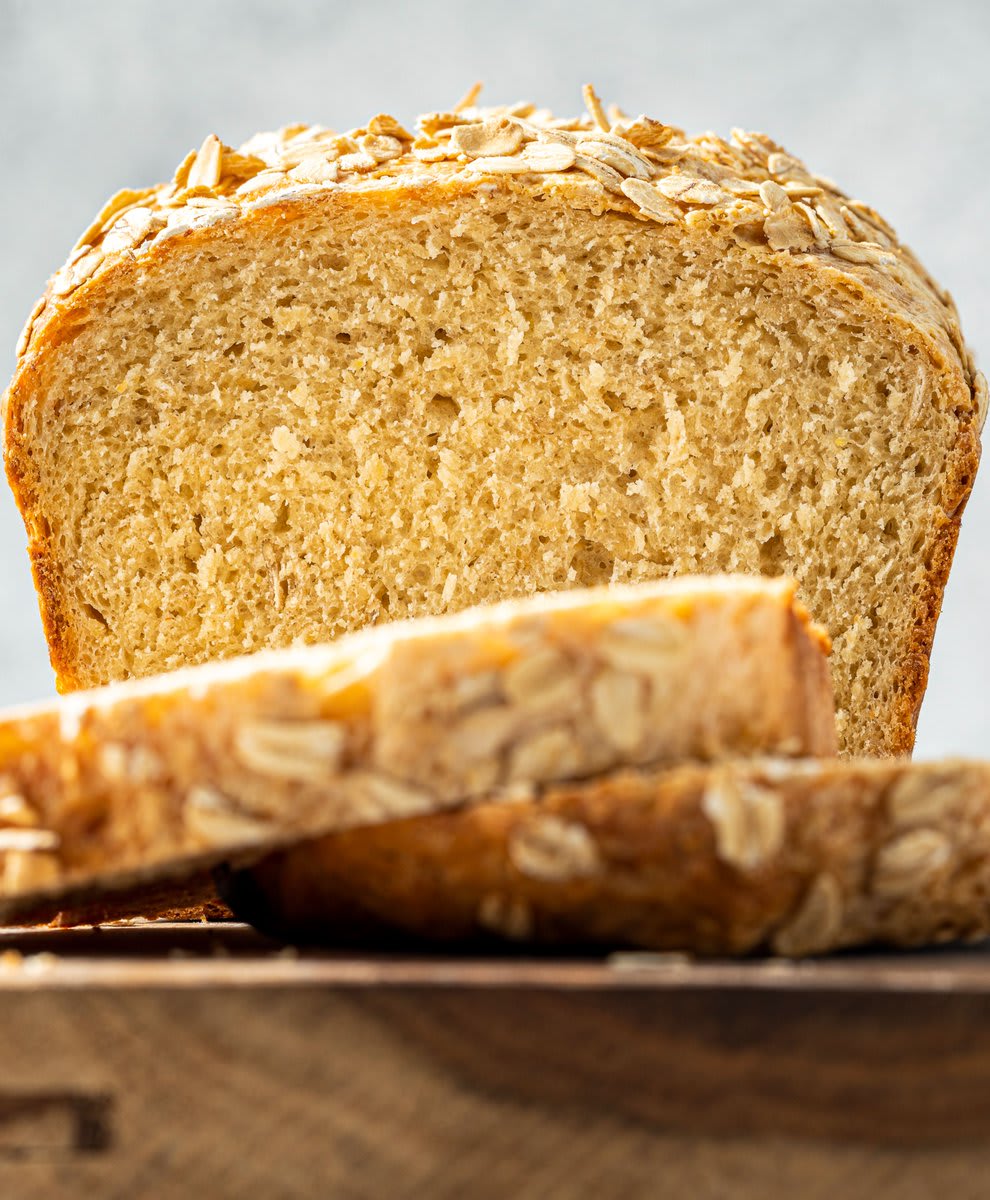 This hearty homemade oatmeal bread will become your go-to sandwich loaf: