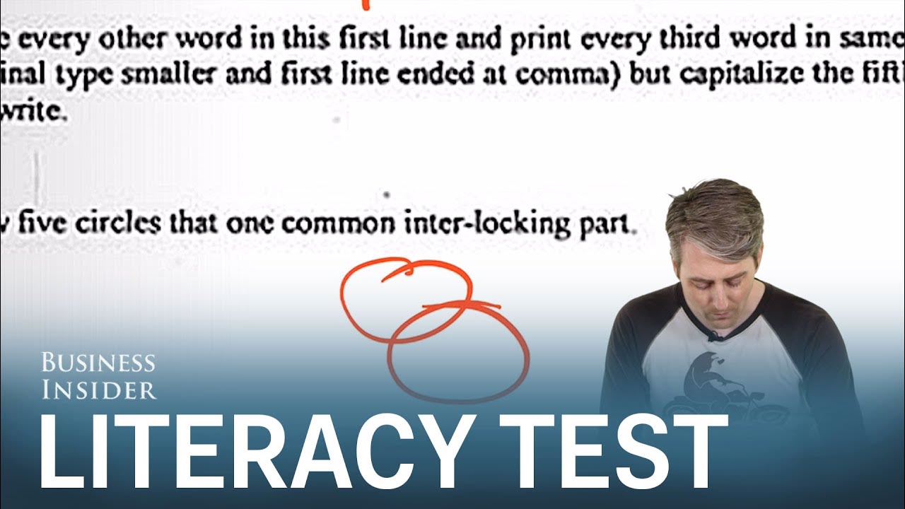 We took a Louisiana literacy test and failed spectacularly