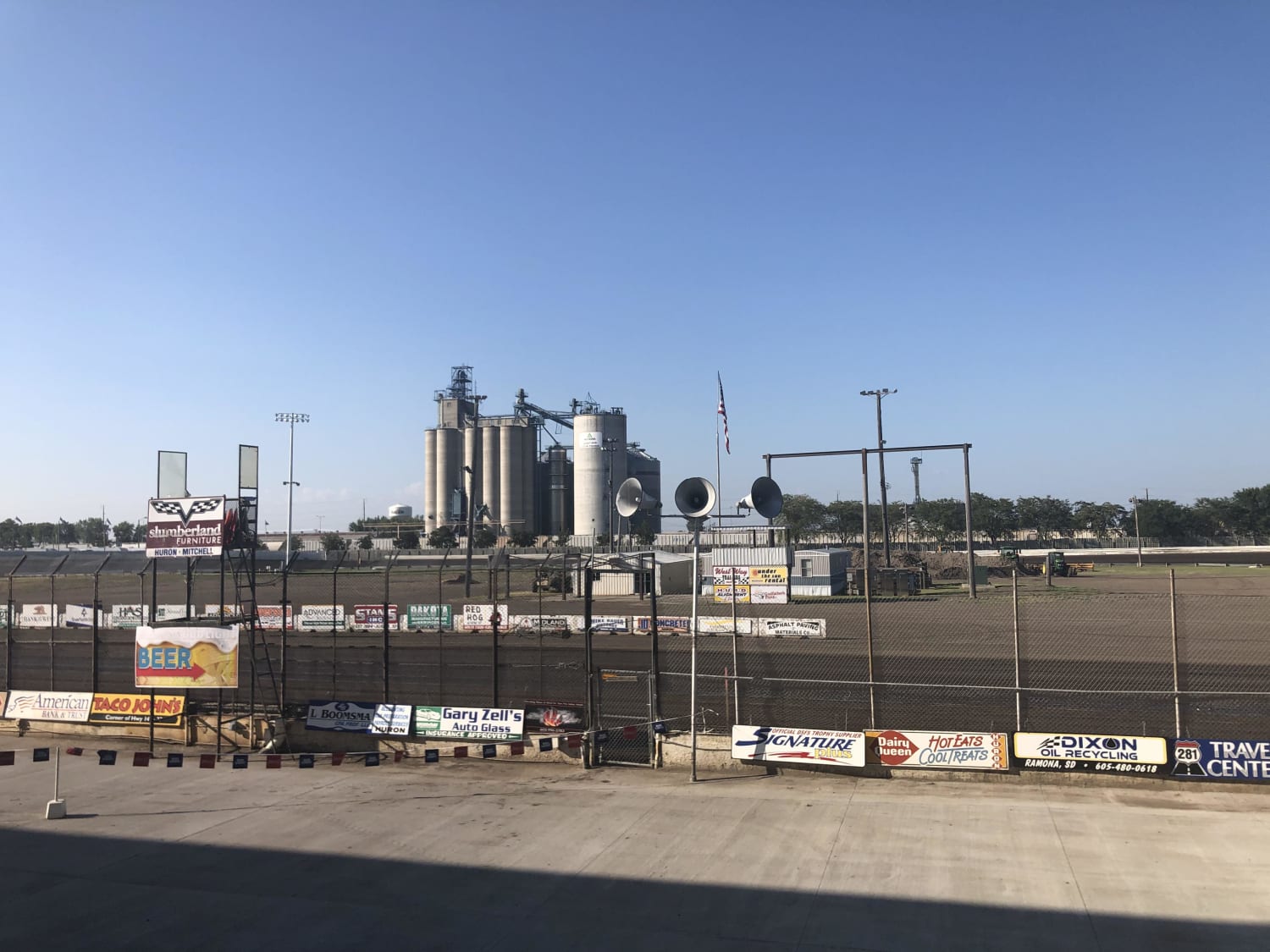 OT- after two years the green flag will drop tonight at South Dakota State Fair Speedway