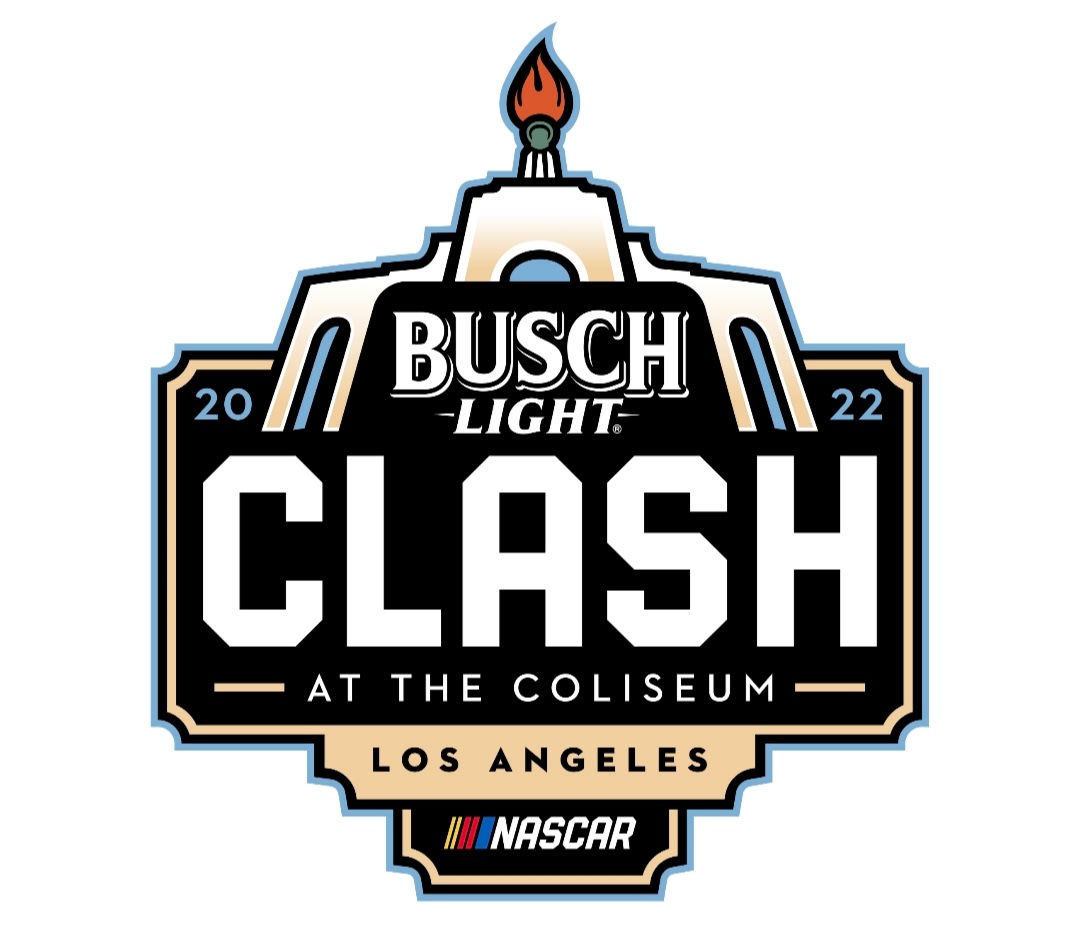 Busch Beer will use Busch Light as the lead brand for the Clash at the Coliseum. NASCAR will promote the event along with Larson at the Lakers game tonight