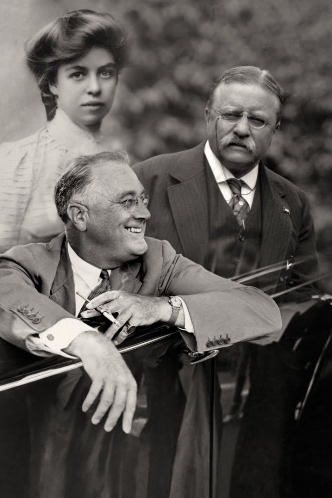 Today is the 139th anniversary of Franklin D. Roosevelt’s birth. TR was FDR’s 5th cousin and Eleanor’s uncle. He gave the bride away at their 1905 wedding.