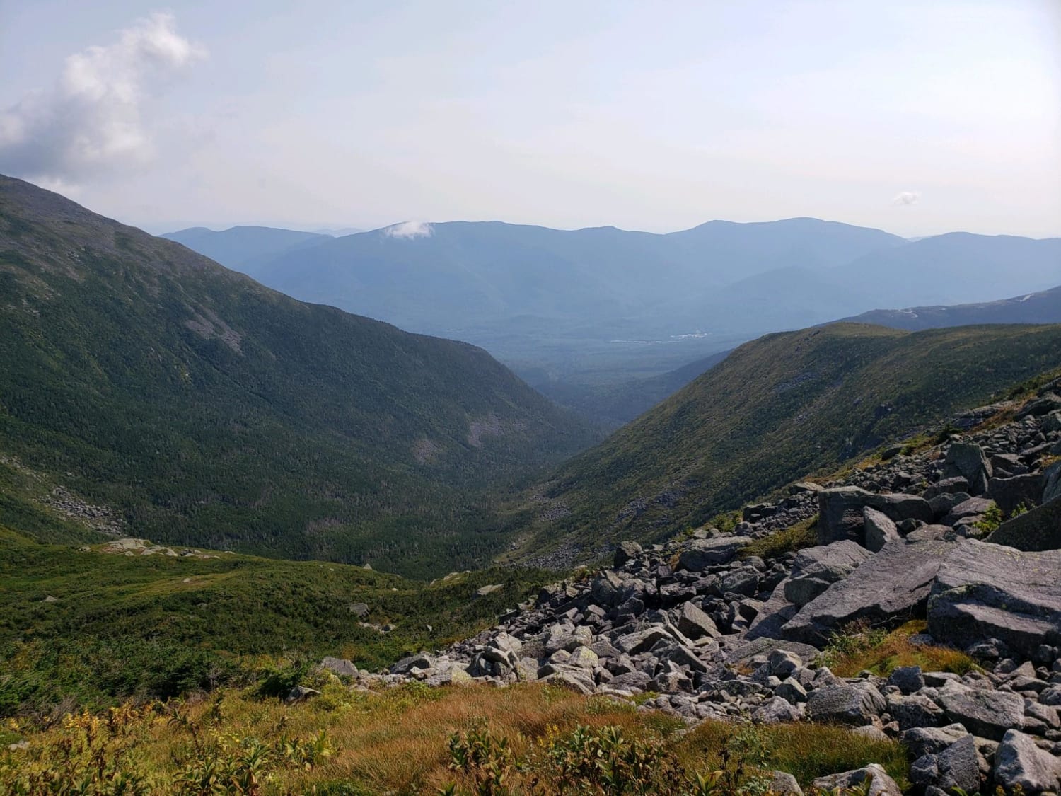 Presidential Range, White Mountains, NH (if I never see another boulder it will be too soon)