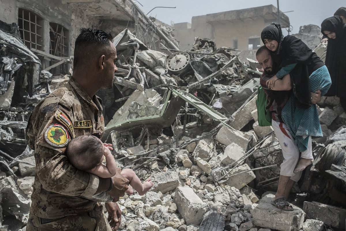 Mosul in Ruins. Images from Iraq's besieged second city over the past week, as it nears recapture from ISIS.