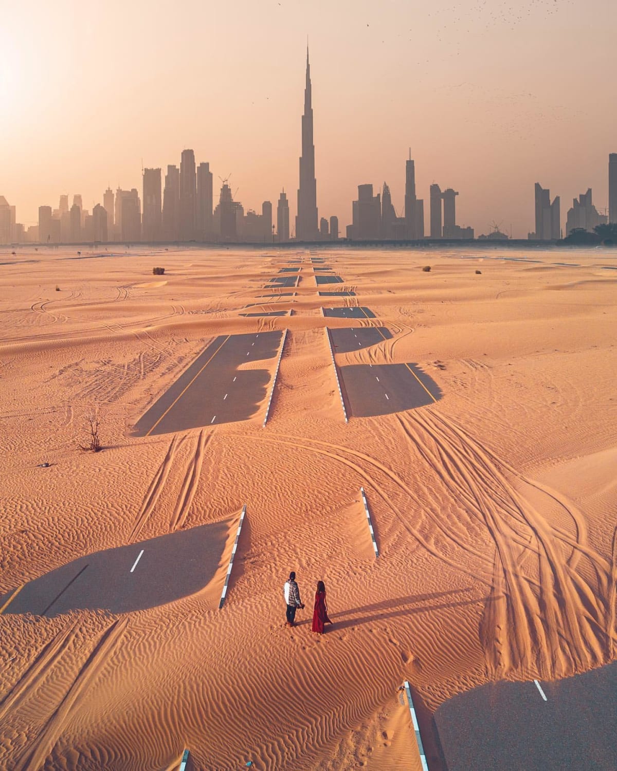 Dubai after a sandstorm