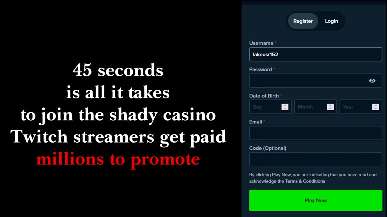 Twitch (XQC, Trainwreck, Roshtein) are corrupt and influencing young people to suicide by receiving millions from shady casinos