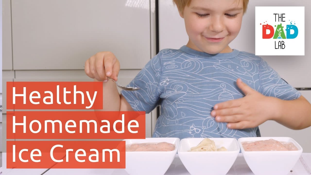 How To Make Healthy Ice Cream With Kids | Easy Recipe