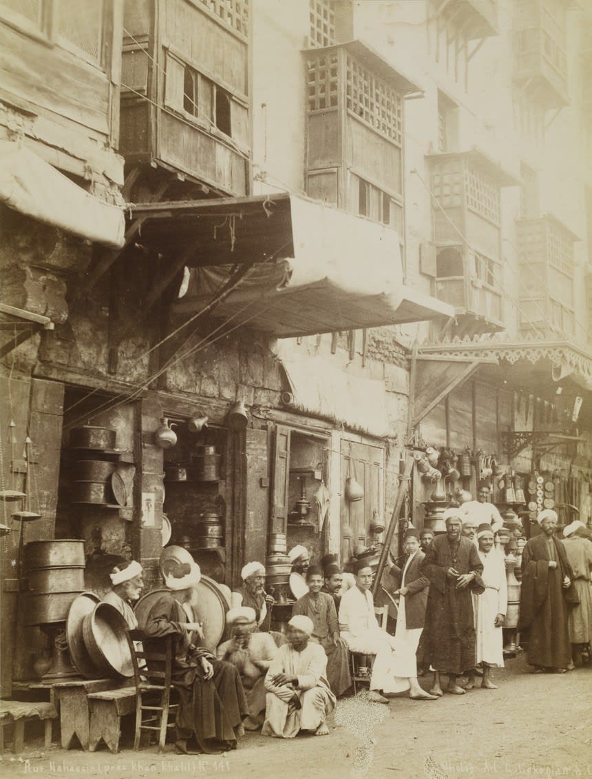 Come face to face with everyday life in 19th century Cairo. Our special display Cairo Streets explores historic photographs of local people going about their daily lives. Find it on our ground floor (it's free!):