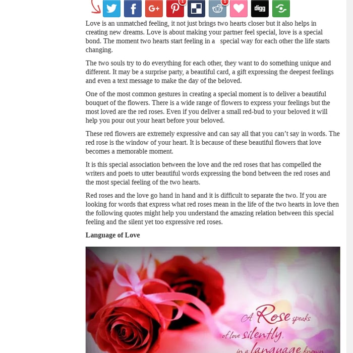 Mix 25 Beautiful Red Roses Images With Love Quotes