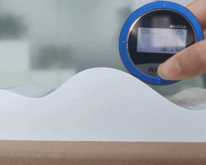 AIOK is a digital measure that rolls over three-dimensional curves to calculate their length