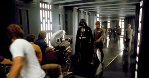 OtD 2 Apr 1976 filming the 1st Star Wars movie began at Elstree Studios, UK. George Lucas was surprised by the working practices of the British crew, who started and finished work exactly on time, and took two tea breaks everyday, one at 11am and another at 4pm