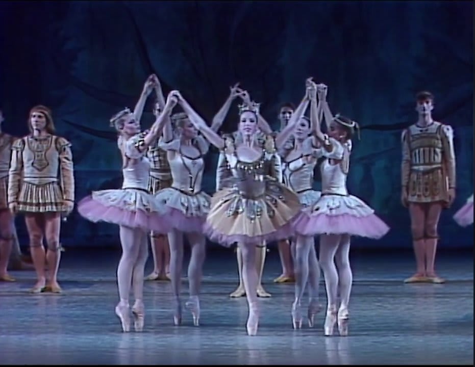 Dance Week continues with a 1986 Live From Lincoln Center rebroadcast of George Balanchine’s A Midsummer Night's Dream, performed by @nycballet. 🌙 🌹 Tune in here: