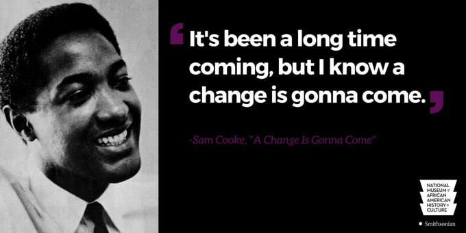 Born OTD in Clarksdale, Mississippi, singer Sam Cooke was a voice that helped shape American Soul music. Between 1957 and 1964, Cooke had 30 songs on the U.S. top 40 chart, including “A Change is Gonna Come.”