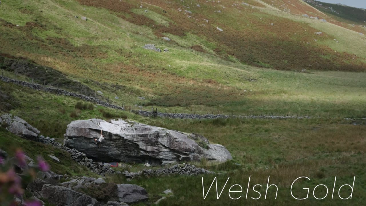 Welsh Gold - A short vid showing some FA’s I did on a big bloc this summer