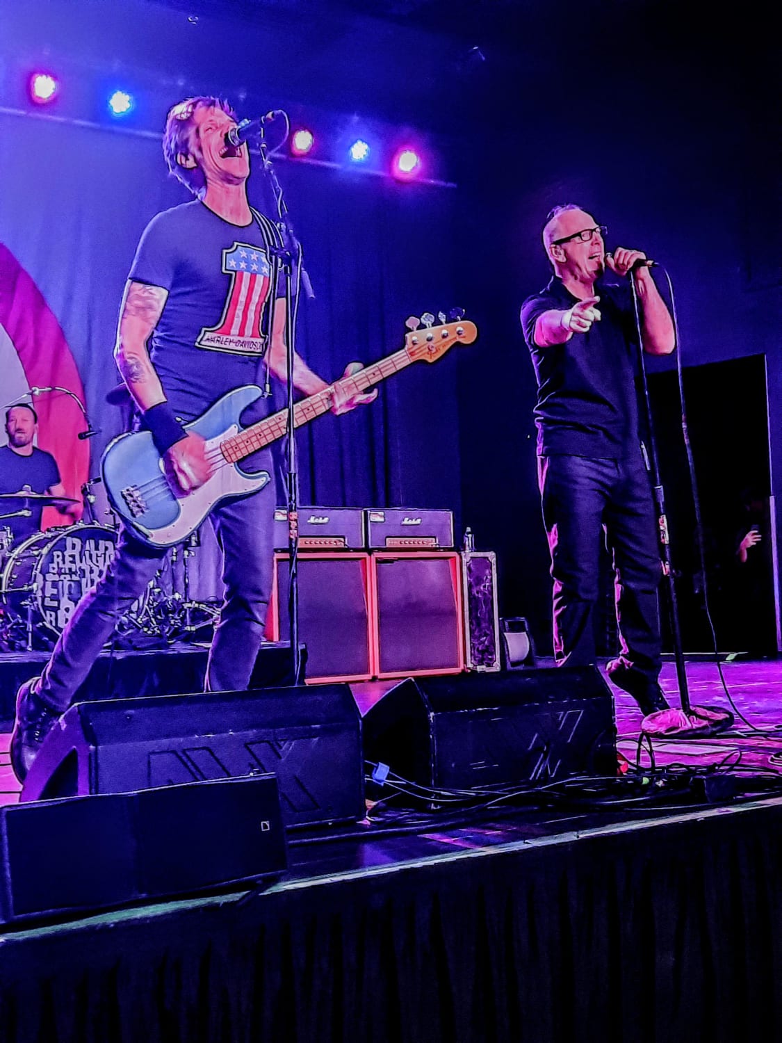 Jamie, Jay and Greg of Bad Religion, photo by me (I'm proud of this one)