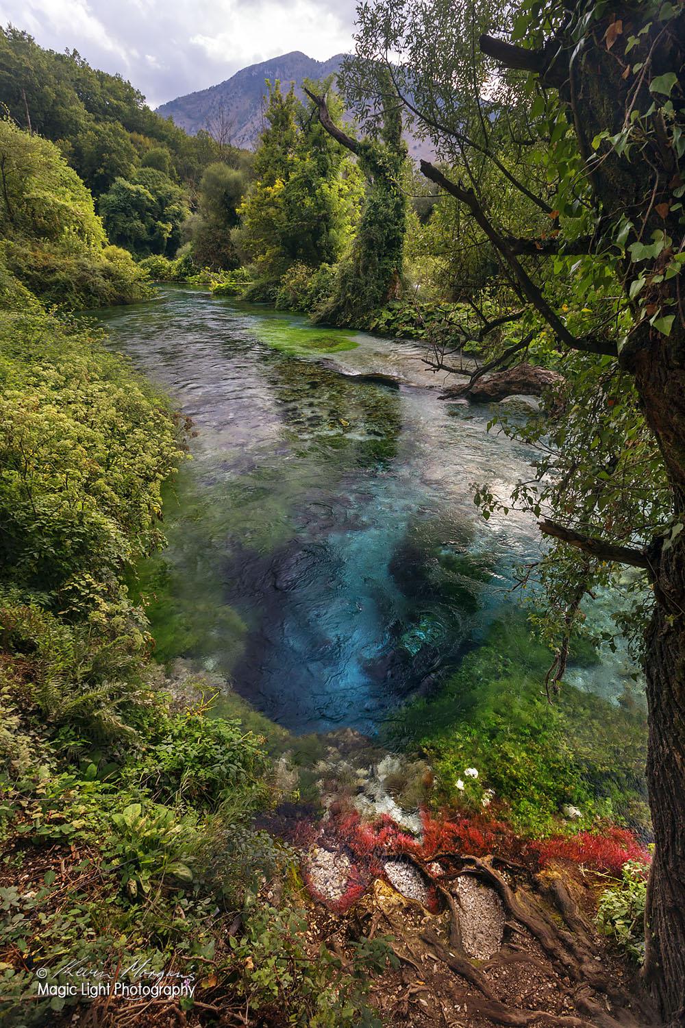 The amazing Blue Eye Spring near Sarande in Albania. It's over 50 metres deep and to date no-one has ever reached the bottom.
