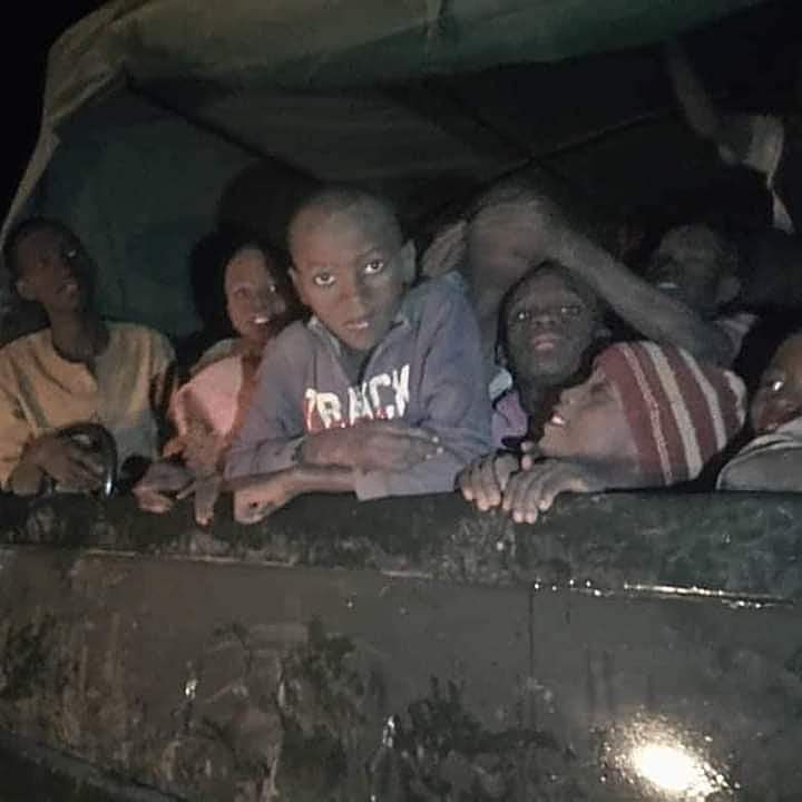 More than 300 boys who had been kidnapped from their school by militants in Nigeria have been freed. These are the first images after their release. The local state governor says the boys will soon be going home.