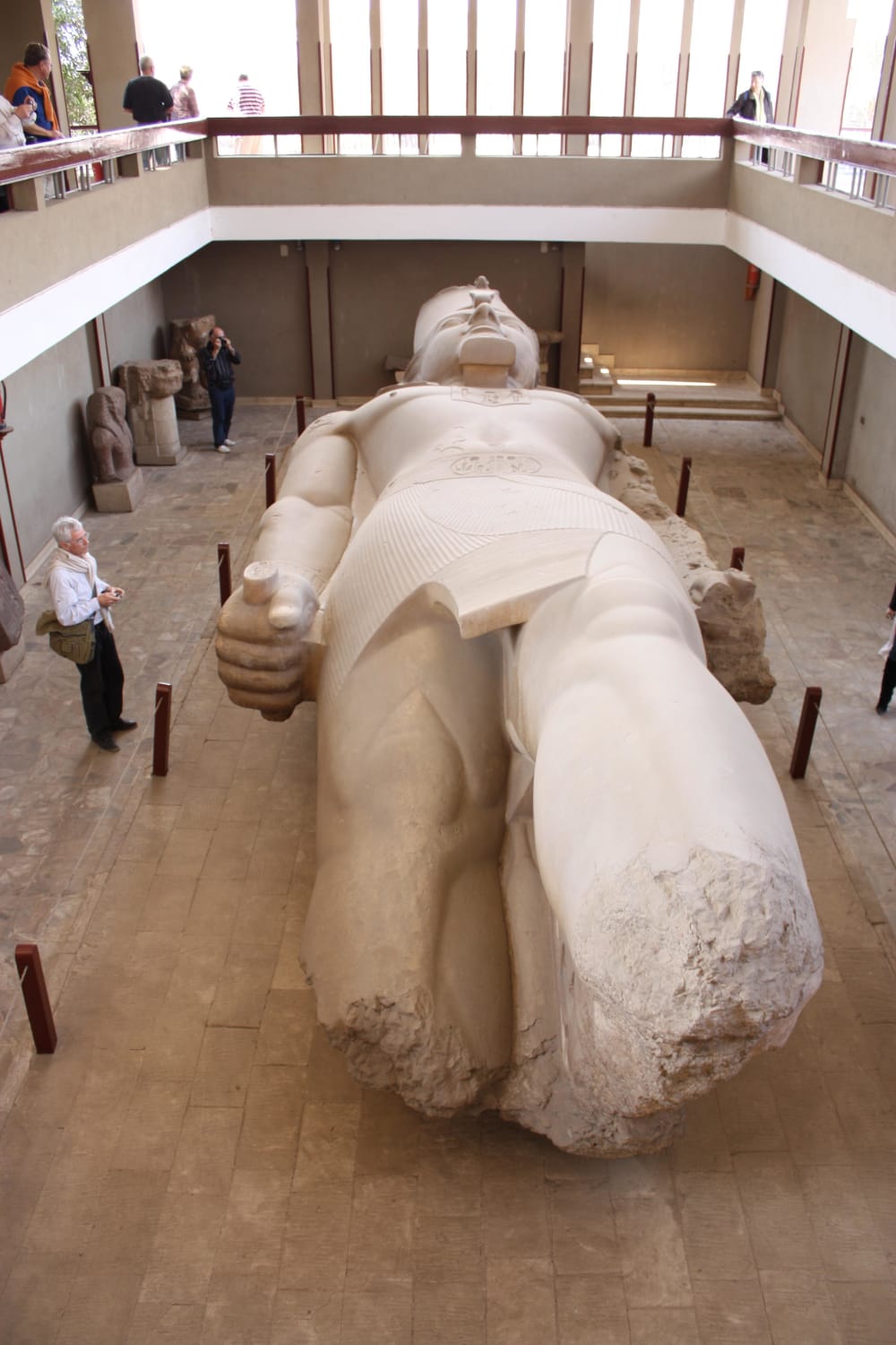 Ramses II colossal statue in Memphis, Egypt