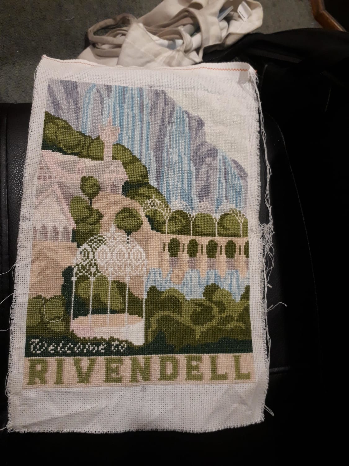 [FO] Finished Rivendell a few days ago, after about 8 Months. Pattern by CountryMagicStitch on Etsy.