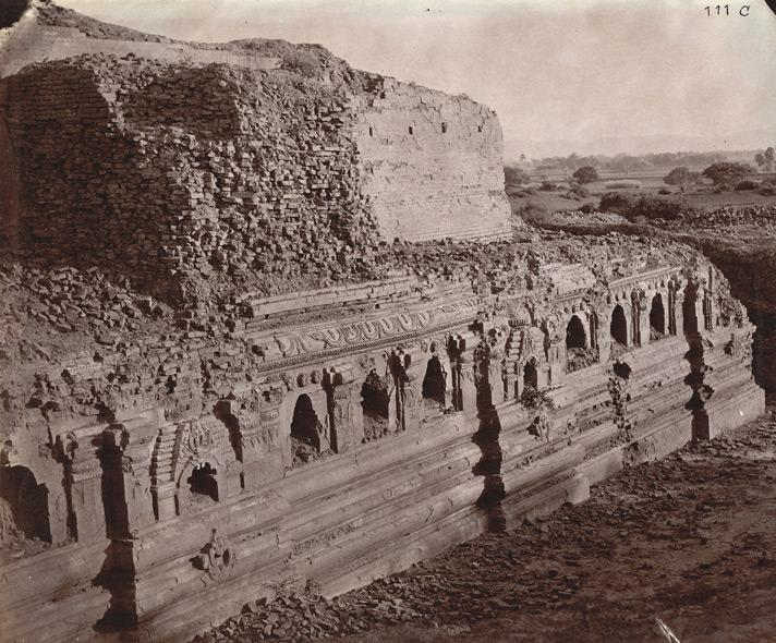 Ruins of Nalanda University in 1872 (In India ). It was made in 5th Century. It contained 9 million books and was an international university. It was burned in 1197 century by Bhaktiyar Khilji(Turk invader).It was burning for 3 months continuously. Check the links below to know more