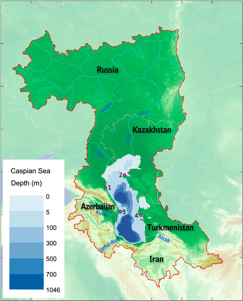 Caspian Sea drainage basin