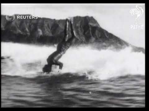 Surfing in Hawaii (1935)