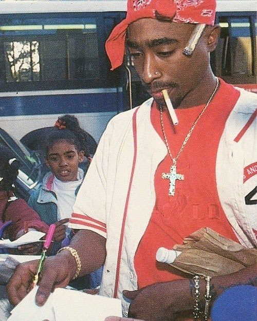 Tupac in New York Harlem 1994