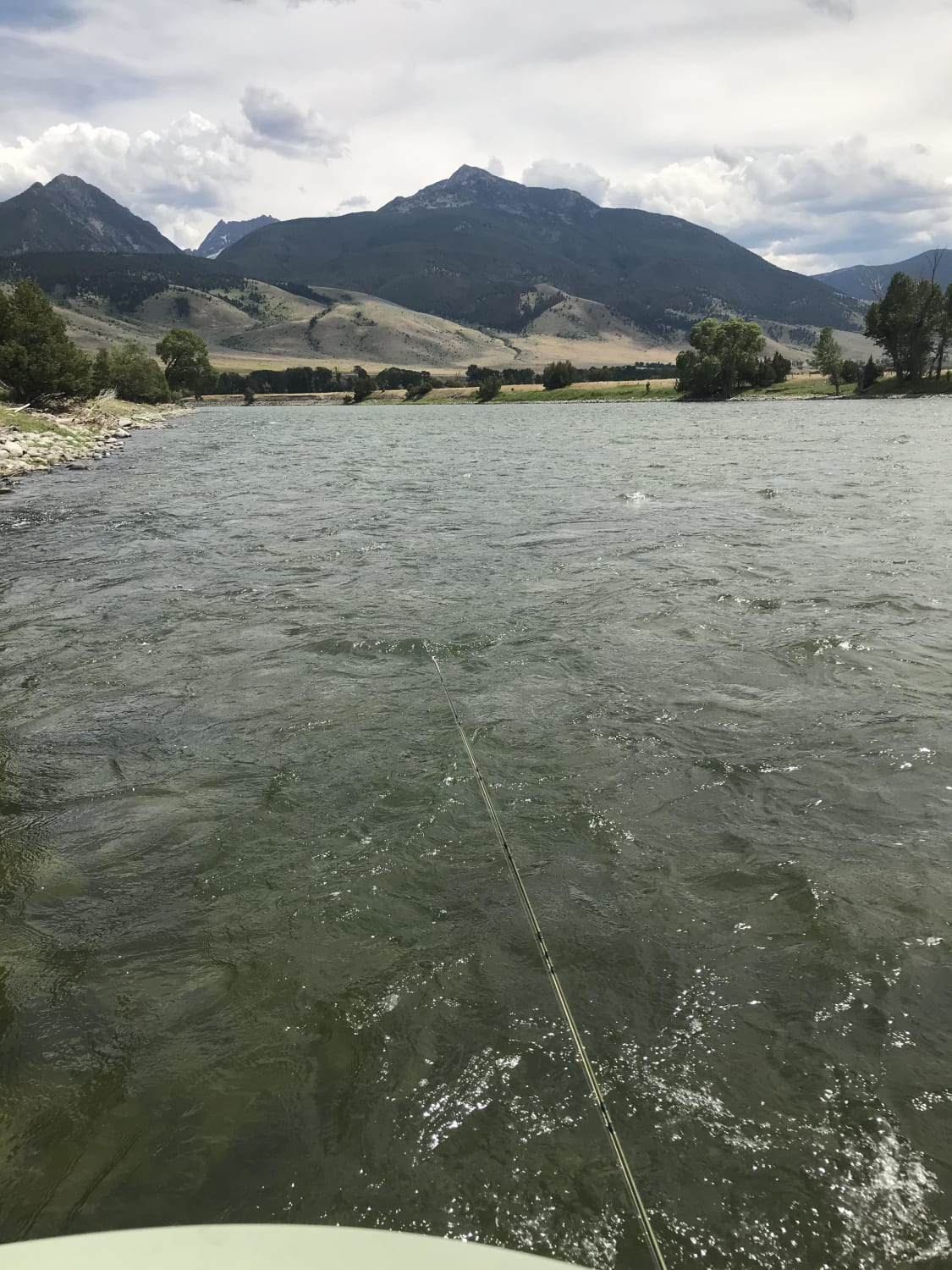 Took this pic while fishing on the yellow stone river in Montana