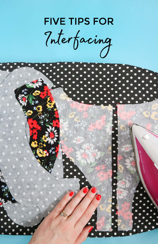 If you’ve got a couple of sewing projects under your belt, you’ve likely come across interfacing. Let's look at what interfacing is, how to use it, and our top tips for sewing with it (with video!):