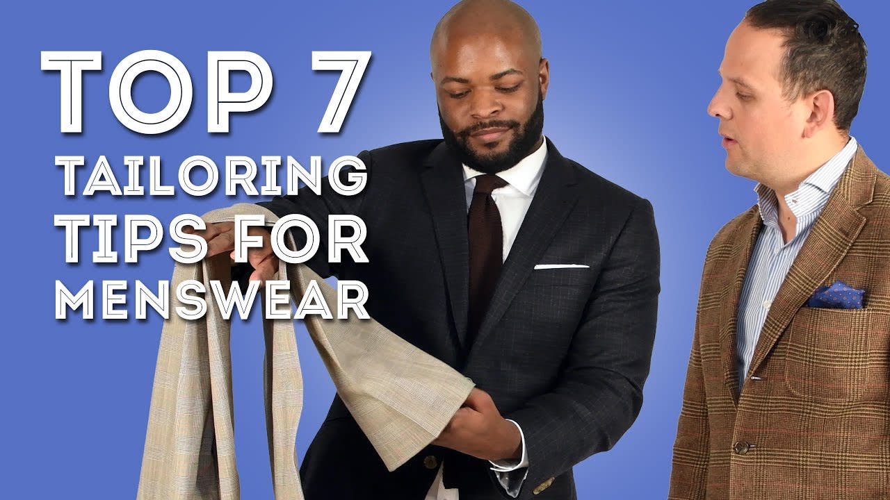 Top 7 Tailoring Tips for Menswear - Advice on Alterations