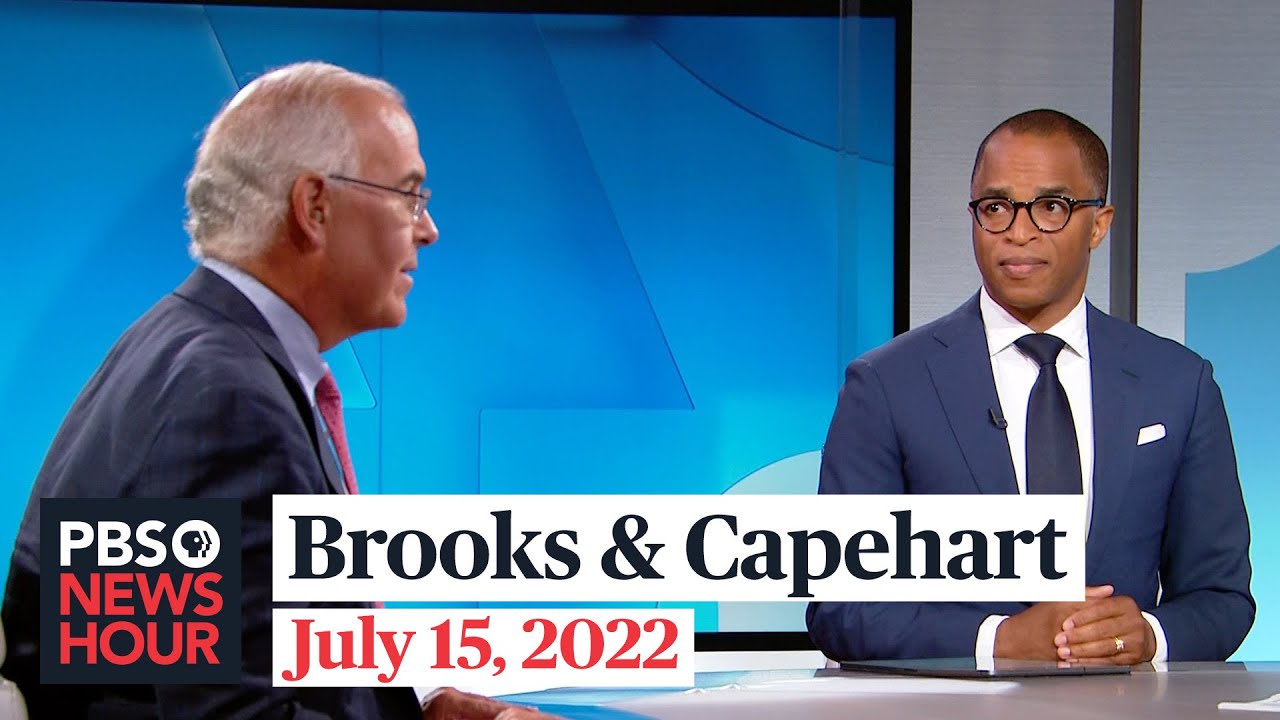 Brooks and Capehart on Democrat's climate agenda and Trump's ties to extremism